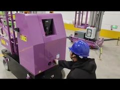 9m Alturas de la plataforma vertical hombre elevadores de corriente continua de doble mástil autopropulsados