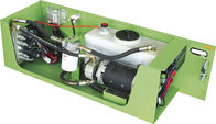 Eléctricos automotores verdes 10m Scissor la plataforma de trabajo aéreo de la elevación con la conducción hidráulica del motor