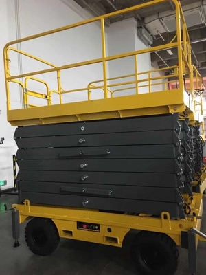 elevación de elevación móvil hidráulica el 14m del remolque 500kg