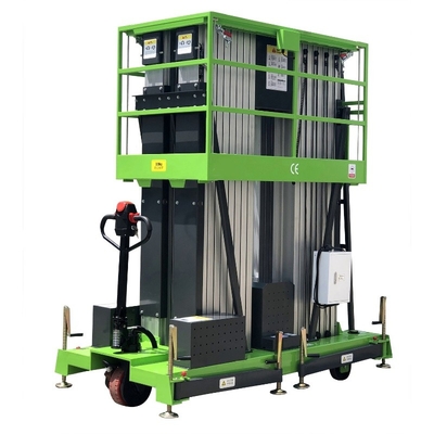 funcionamiento multi de la capacidad de cargamento del palo 150Kg de la plataforma aérea de aluminio de la tabla de elevación de los 20m constantemente