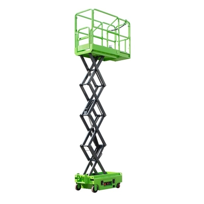 El manual ajustable que empuja mini móvil Scissor la plataforma de trabajo aéreo hidráulica de la elevación 3M 450kg
