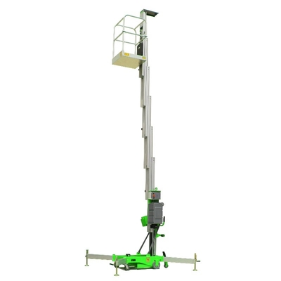 plataforma de trabajo aéreo portátil ligera 120Kg para cargar/que descarga el camión