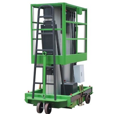 Double Mast Mobile Vertical Lift Platform For 9m Platform Height