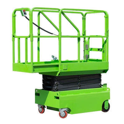 Compact and Powered Mini Scissor Lift with 3.9m Platform Height and 240kg Load for Performance