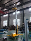 6 metros de la llama de la prueba de trabajo aéreo de sola del palo de la plataforma elevación de aluminio 130Kg del hombre