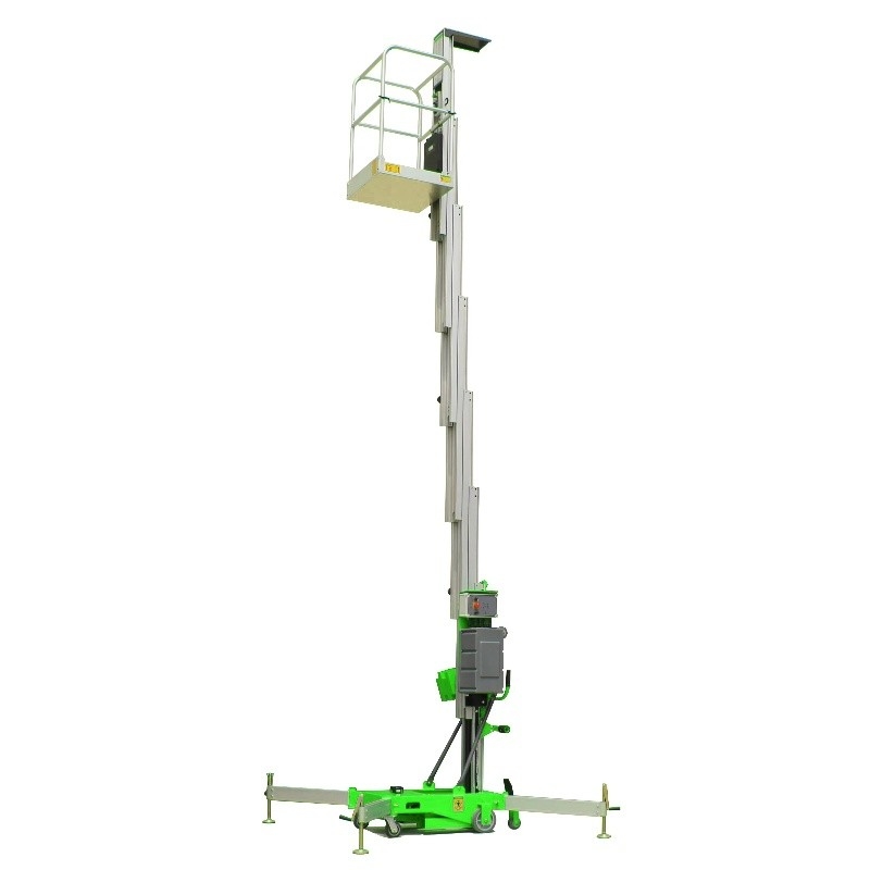 plataforma de trabajo aéreo portátil 160Kg, elevación telescópica del auge para el restaurante