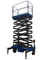 12 Meters High Mobile Scissor Lift Work Platform 500Kg Loading Capacity Long Work Times