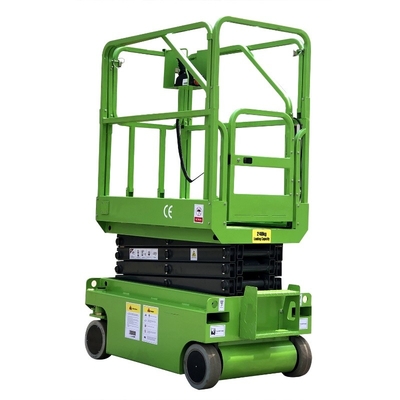 Hidráulicos automotores de MX300S Scissor larga vida del color verde de la plataforma de la elevación