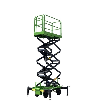 7.5 metros Manual empujando elevador móvil de tijeras plataforma de elevación X 500Kg