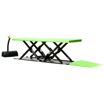 Mesa elevadora hidráulica horizontal tándem para carga de alta capacidad de carga