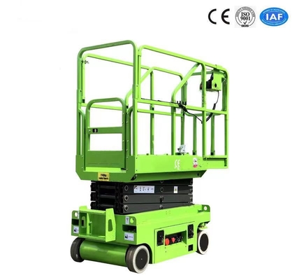 Mini automotores Scissor la elevación 3 metros para el trabajo aéreo con la rueda de torneado hidráulica