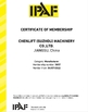 China CHENLIFT (SUZHOU) MACHINERY CO LTD certificaciones